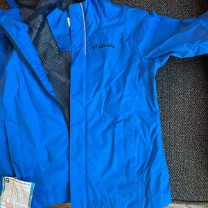Columbia youth ski jacket - EUC! Worn 2 times! Lovely royal blue with grey trim